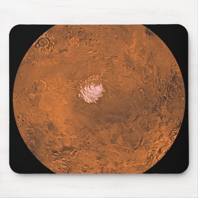 Mare Australe region of Mars Mouse Mat (Front)