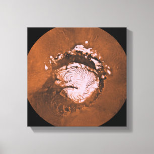 Mare Boreum region of Mars Canvas Print