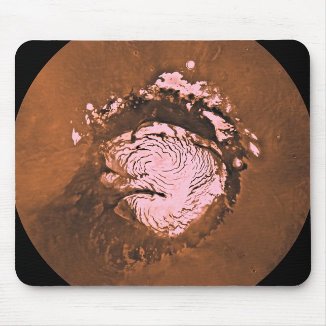 Mare Boreum region of Mars Mouse Mat (Front)