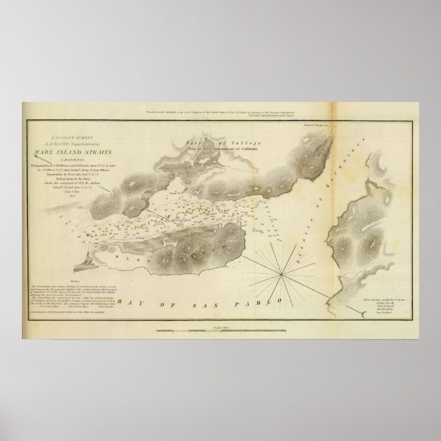 Mare Island Straits, Calif Poster (Front)