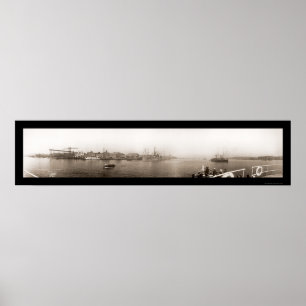 Mare Navy Yard Vallejo Photo 1911 Poster