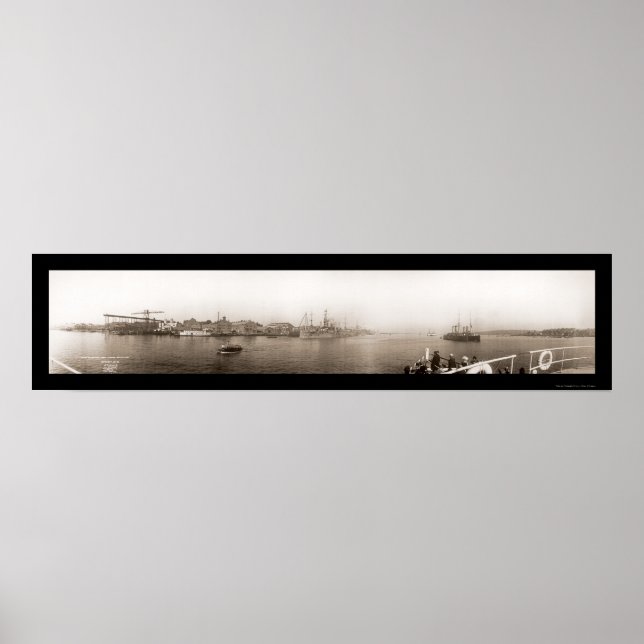 Mare Navy Yard Vallejo Photo 1911 Poster (Front)