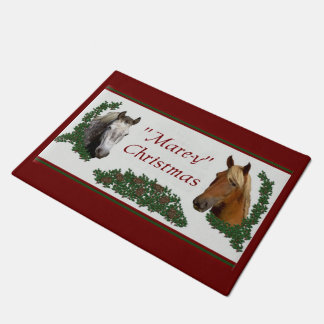 Mare-y Christmas Horse Lovers Doormat
