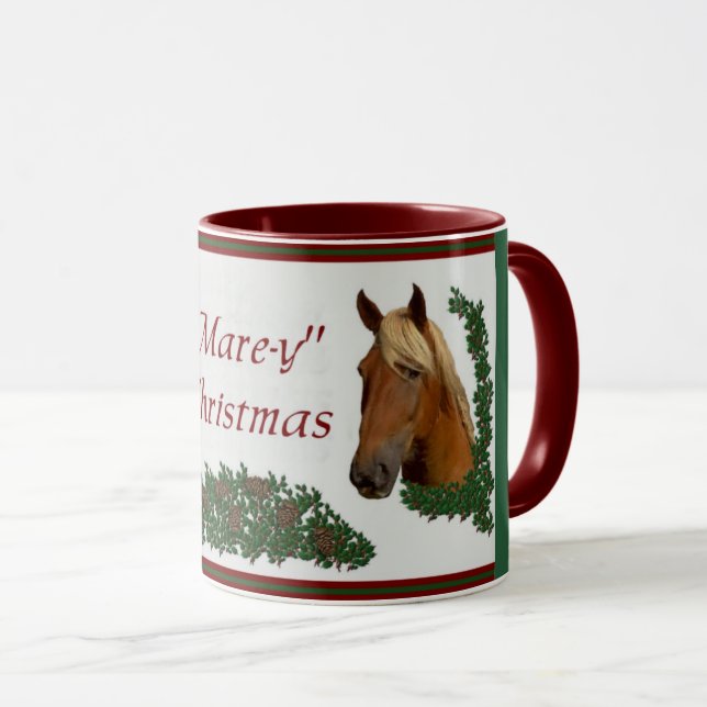 Mare-y Christmas Mug (Front Right)