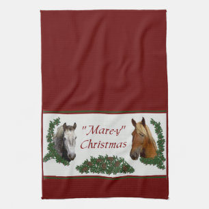 Mare-y Christmas Tea Towel