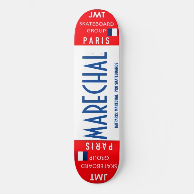 MARECHAL  JMT PARIS 8 1/4" Skateboard Deck (Front)