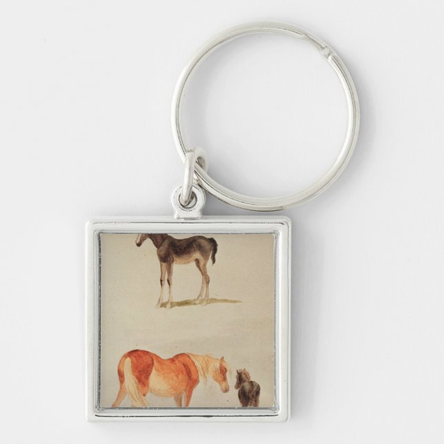 Mares and foals key ring (Front)