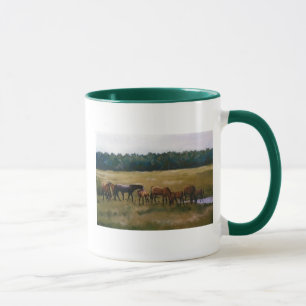 "Mares and Foals" Original Art Mug