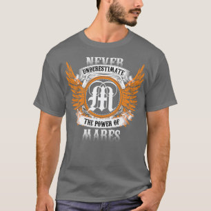 Mares Name Shirt Never Underestimate The Power Of