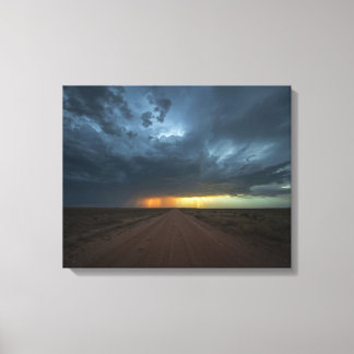 Marfa Storm Poster - Mysterious Texas Desert Art Canvas Print