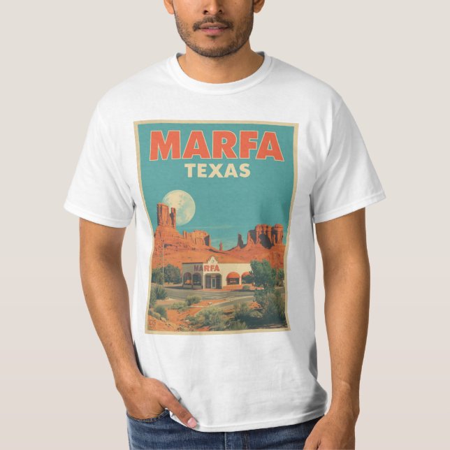Marfa Texas  T-Shirt (Front)