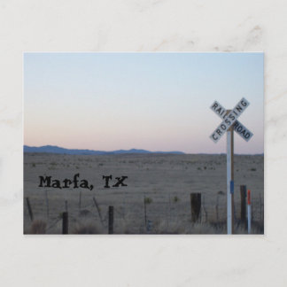 Marfa, TX Postcard