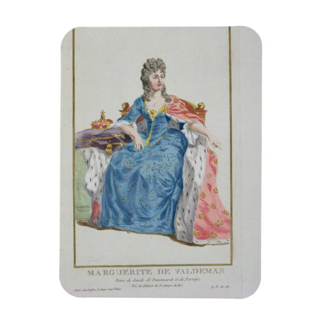 Margaret (1353-1412) Queen of Denmark, Norway and Magnet (Vertical)