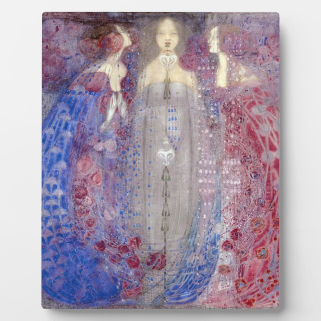 Margaret Macdonald Mackintosh The Three Perfumes Plaque (Front)