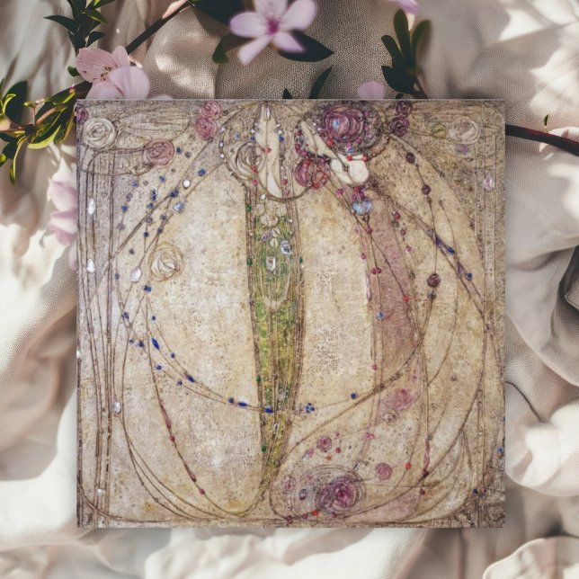 Margaret MacDonald The Red Rose and the White Rose Card (Creator Uploaded)