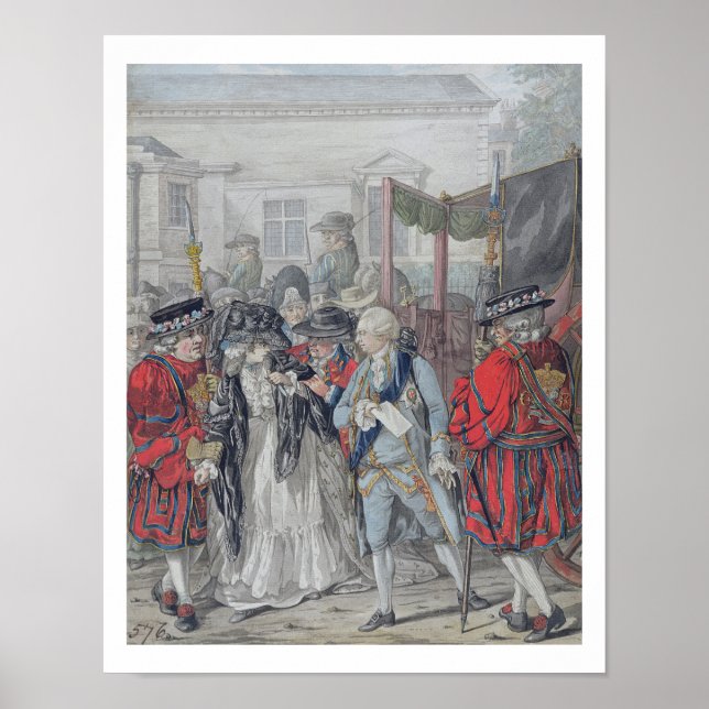 Margaret Nicholson Attempting to Assassinate His M Poster (Front)