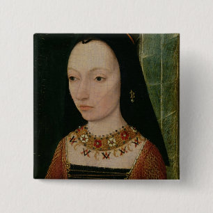 Margaret of York  Duchess of Burgundy, c.1477 15 Cm Square Badge