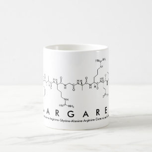 Margaret peptide name mug