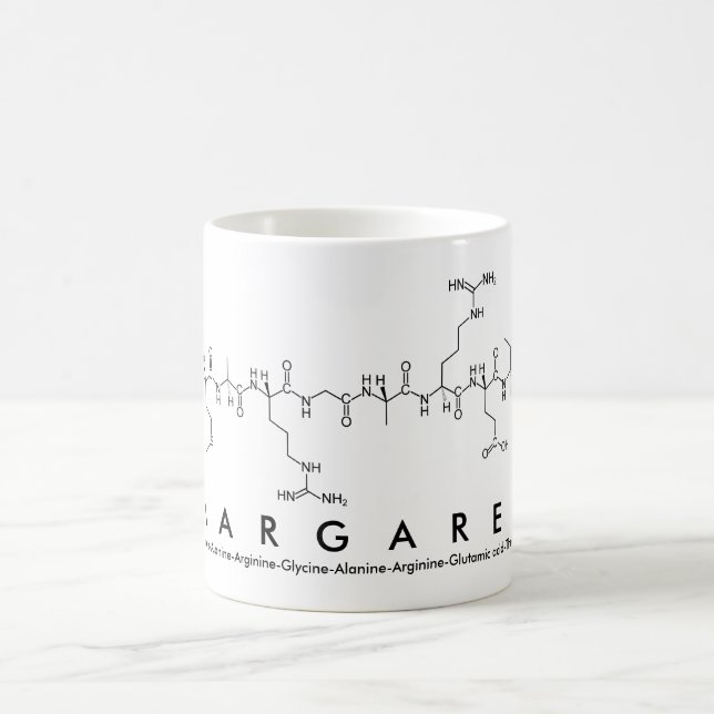 Margaret peptide name mug (Center)