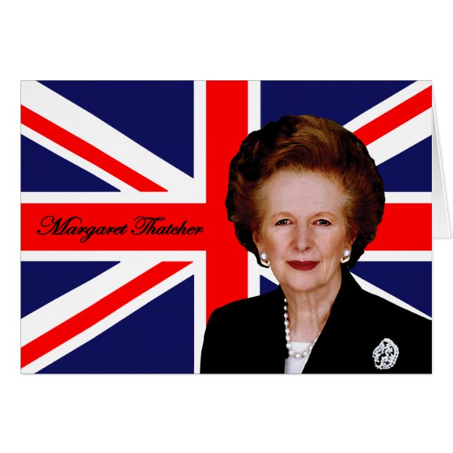Margaret Thatcher - British Flag (Front Horizontal)