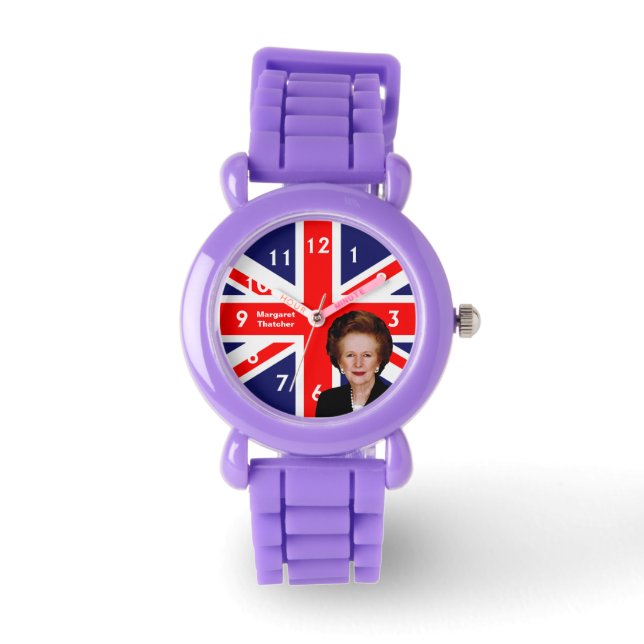 Margaret Thatcher & British Flag Watch (Front)