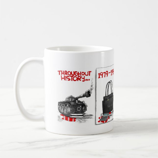 Margaret Thatcher History Mug (Left)