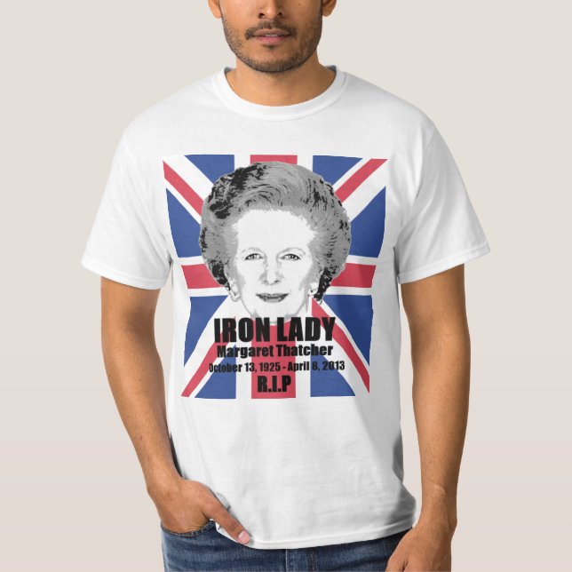 Margaret Thatcher Iron Lady Remembrance Shirt (Front)