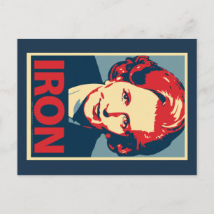 Margaret Thatcher "Iron" Postcard