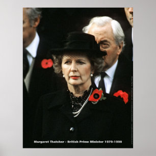 Margaret Thatcher Prime Minister Poster