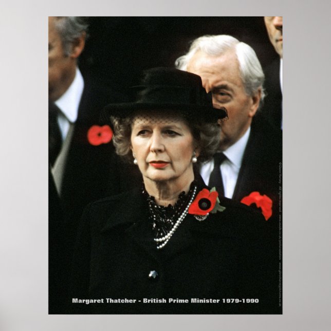 Margaret Thatcher Prime Minister Poster (Front)