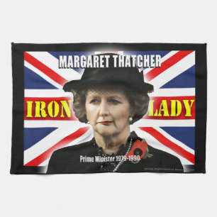 Margaret Thatcher Prime Minister Tea Towel
