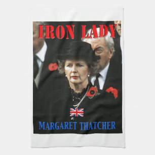 Margaret Thatcher Prime Minister Tea Towel