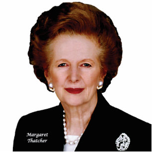 Margaret Thatcher Standing Photo Sculpture