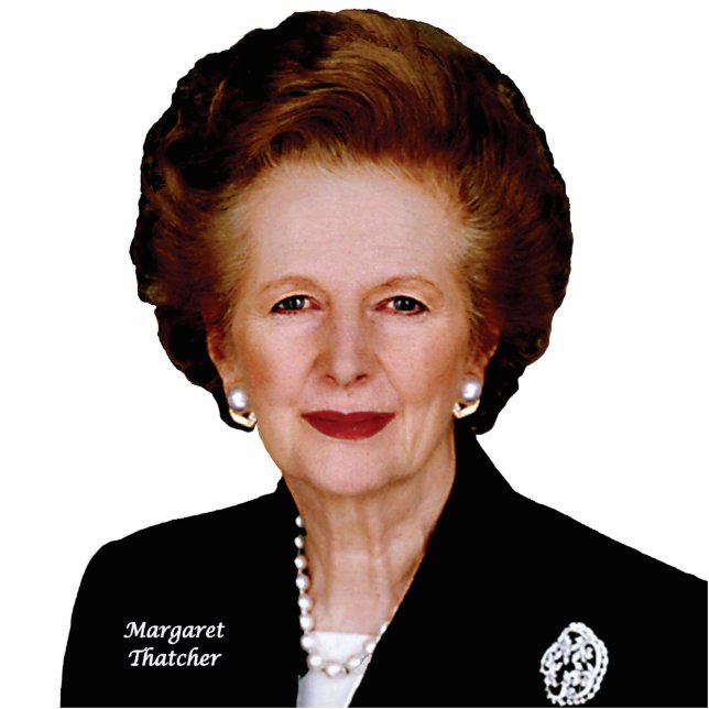 Margaret Thatcher Standing Photo Sculpture (Front)