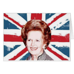 MARGARET THATCHER UNION JACK