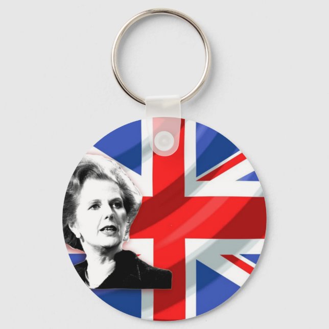 Margaret Thatcher Union Jack Key Ring (Front)