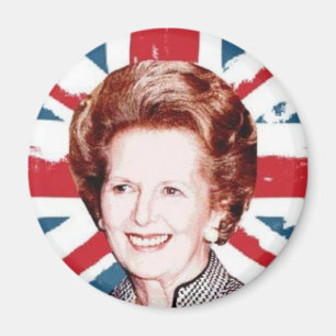 MARGARET THATCHER UNION JACK MAGNET