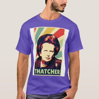 Margaret Thatcher Vintage Colours T-Shirt