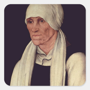 Margarethe Luther , mother of Martin Luther Square Sticker