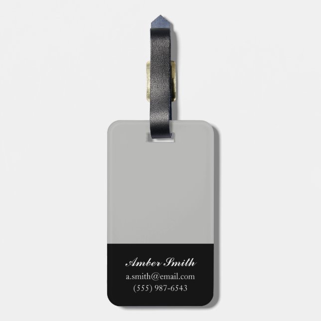 Margarita '56 luggage tag (Back Vertical)