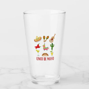 Margarita And Bow Coquette Cinco De Mayo Glass