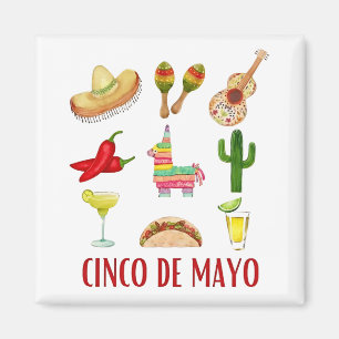 Margarita And Bow Coquette Cinco De Mayo  Magnet