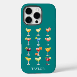 Margarita Anyone Monogrammed iPhone 16 Pro Case