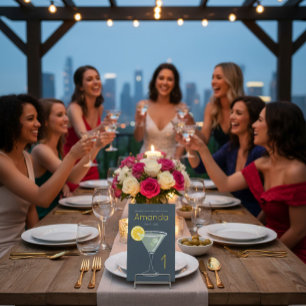 Margarita Bachelorette Party Welcome Pedestal Sign