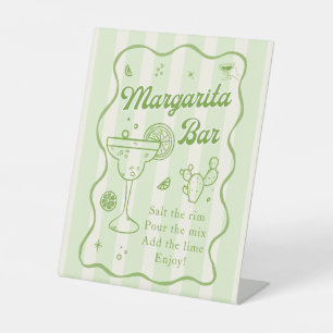 Margarita Bar  Pedestal Sign