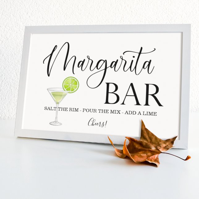 Margarita Bar wedding sign Tabletop Plaque  (Creator Uploaded)
