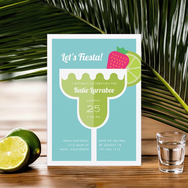 Margarita Birthday Party Invitation (Creator Uploaded)