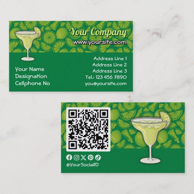 Margarita Business Card (Front/Back)