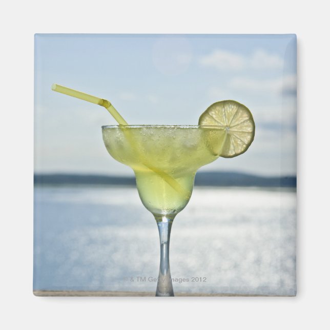Margarita by the sea magnet (Front)