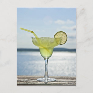 Margarita by the sea postcard